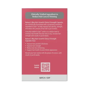 (PRE ORDER) Nature's Way Hair Growth Clinical Strength 40 Tablets shelf life 2yrs